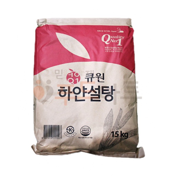 큐원 하얀설탕 15kg